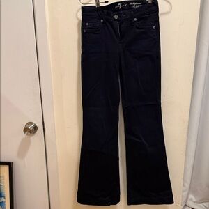 7 For All Mankind Navy Flare Jeans